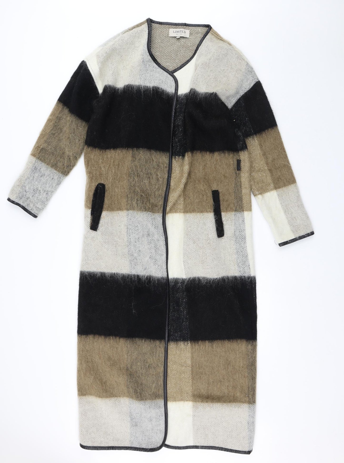 Marks and Spencer Mens Brown Check  Trench Coat Coat Size S