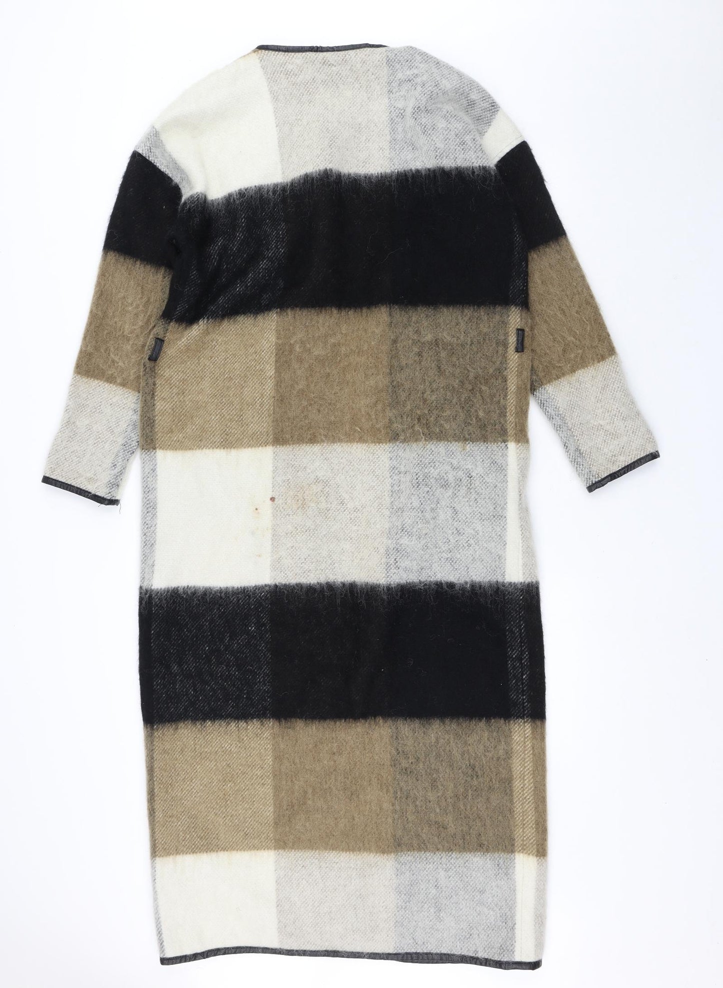 Marks and Spencer Mens Brown Check  Trench Coat Coat Size S