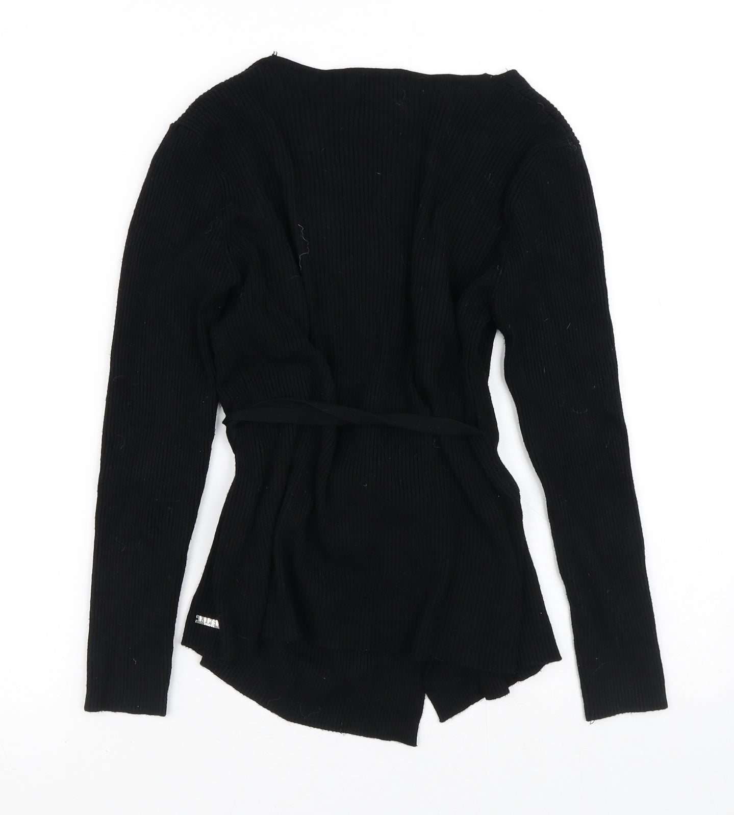 Lipsy Womens Black Round Neck  Viscose Cardigan Jumper Size 12