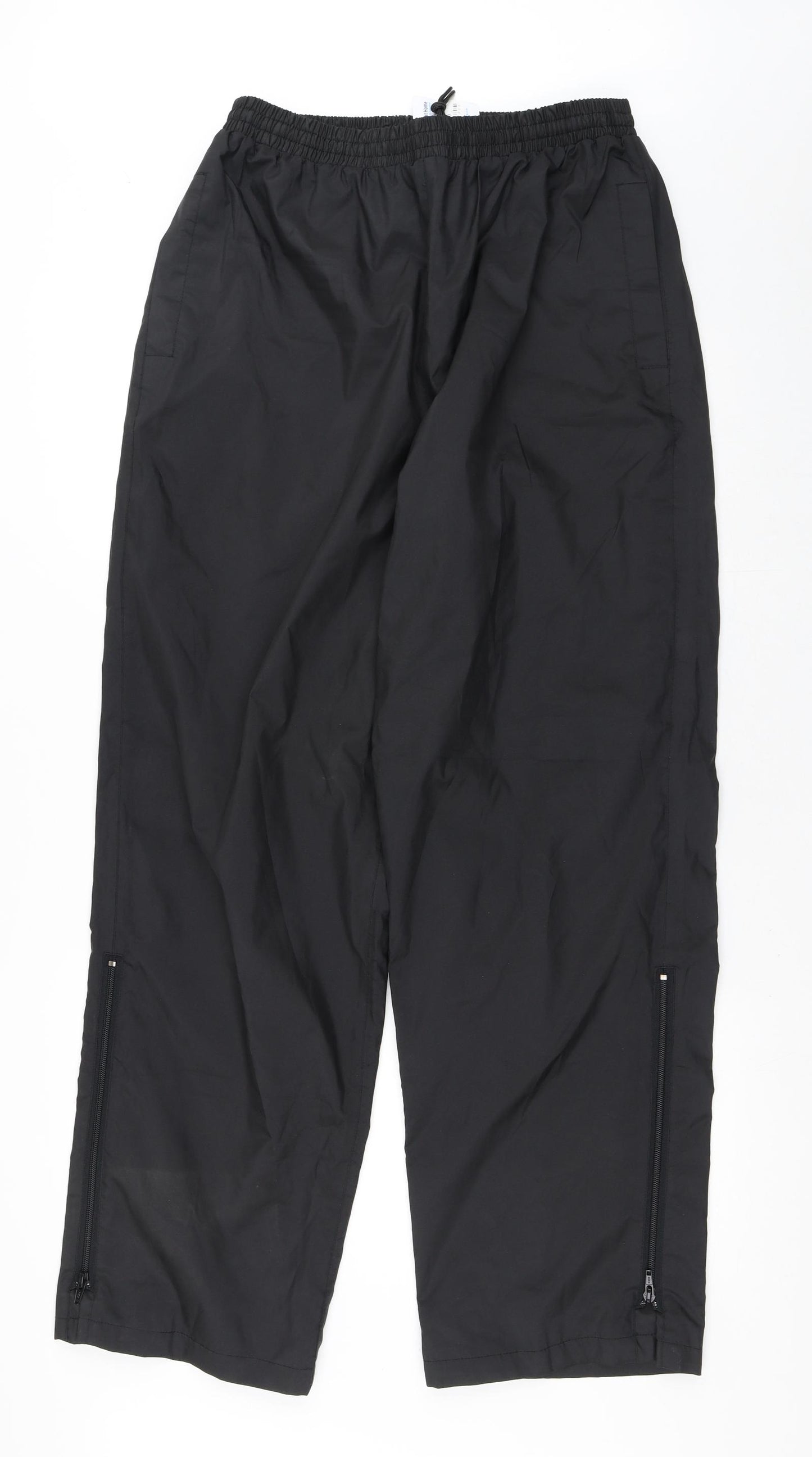 Peter Storm Mens Black  Polyester Rain Trousers Trousers Size L L30 in Regular