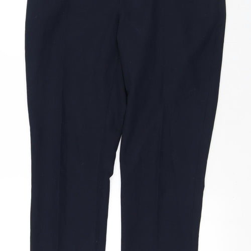Dorothy Perkins Womens Black  Polyester Trousers  Size 12 L28 in Regular