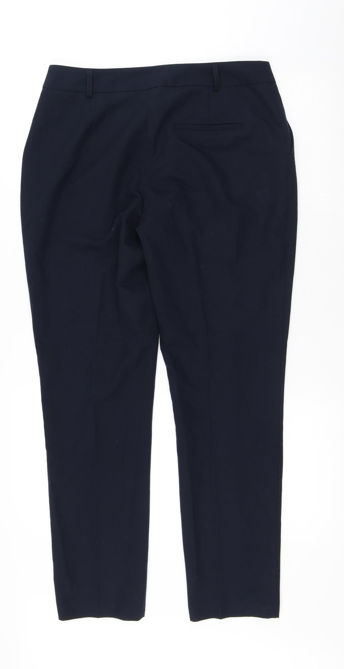 Dorothy Perkins Womens Black  Polyester Trousers  Size 12 L28 in Regular