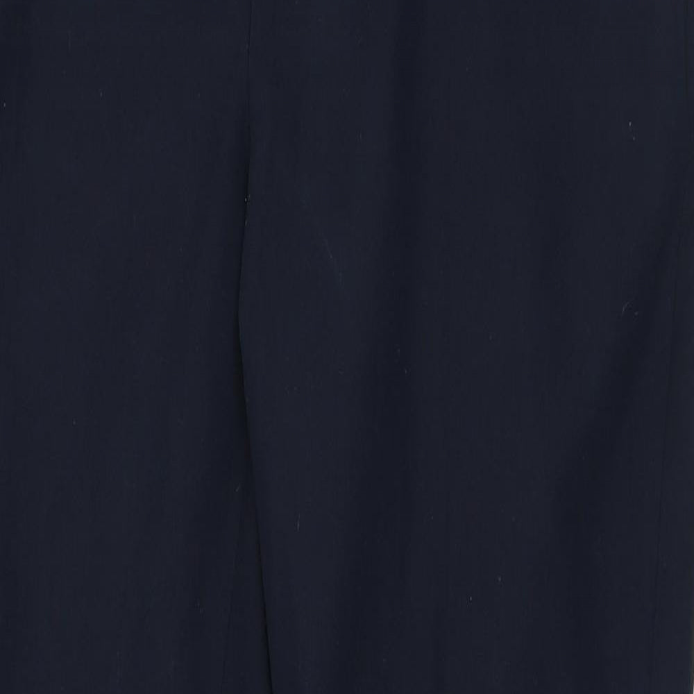 Dorothy Perkins Womens Black  Polyester Trousers  Size 12 L28 in Regular