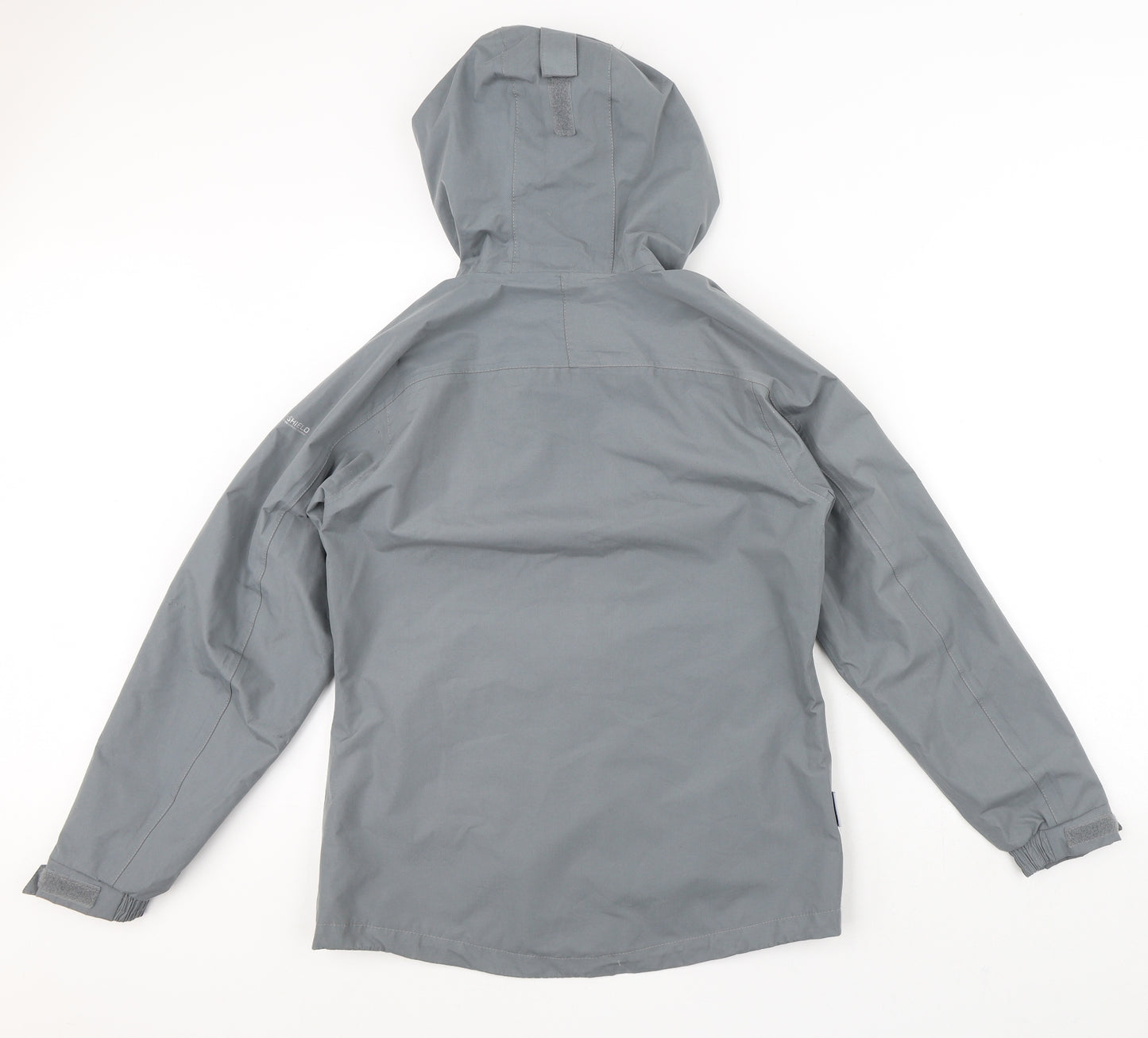 Trespass Womens Grey Striped  Rain Coat Coat Size 10