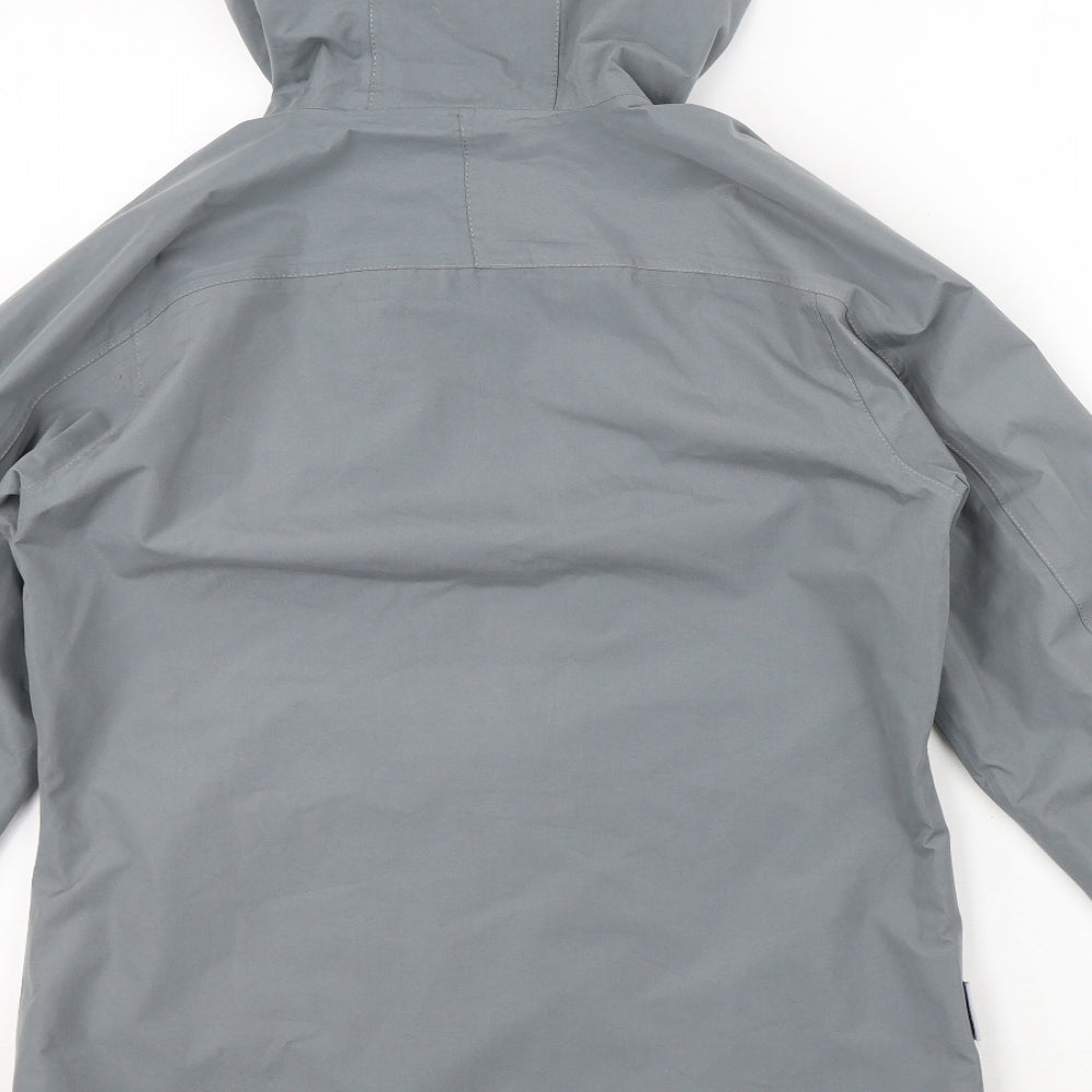 Trespass Womens Grey Striped  Rain Coat Coat Size 10