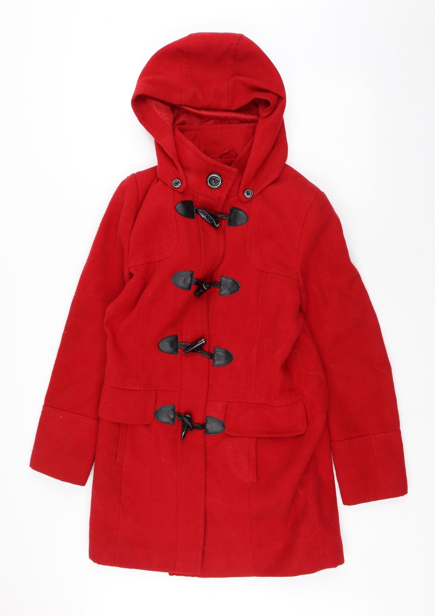 Debenhams Womens Red   Trench Coat Coat Size 12