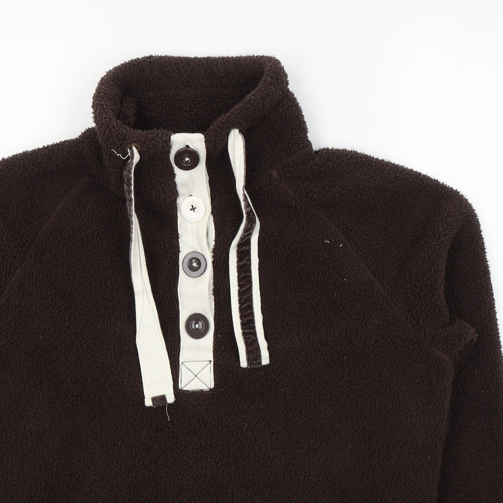 TU Womens Brown  Polyester Pullover Sweatshirt Size 12  Pullover