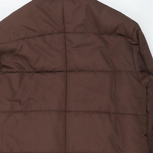 Cotton Traders Mens Brown   Puffer Jacket Coat Size 3XL  Zip
