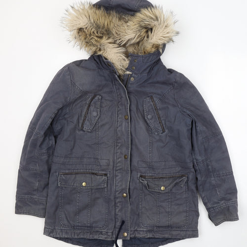 NEXT Womens Blue   Jacket Coat Size 14  Zip