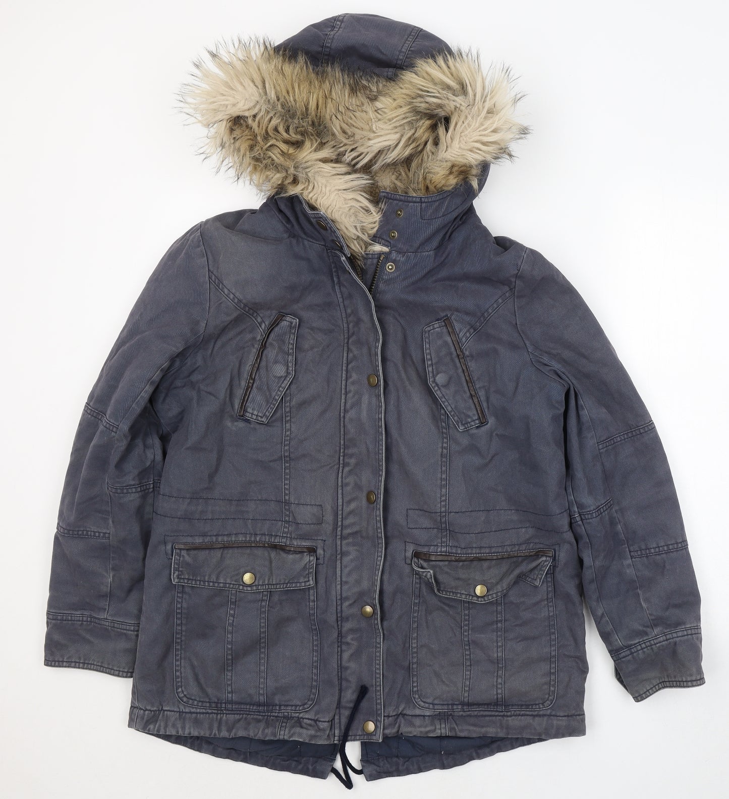 NEXT Womens Blue   Jacket Coat Size 14  Zip