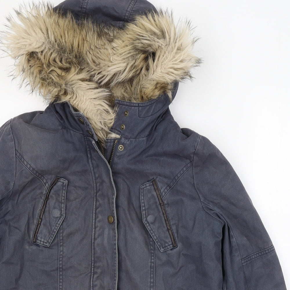 NEXT Womens Blue   Jacket Coat Size 14  Zip