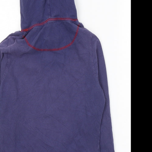 Just Togs Womens Purple  Cotton Pullover Hoodie Size 10  Pullover