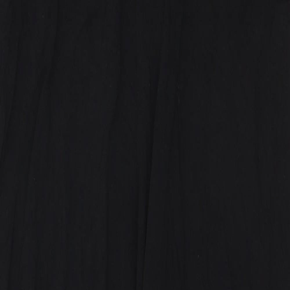 Papaya Womens Black  Viscose Jumpsuit One-Piece Size S L29 in Pullover