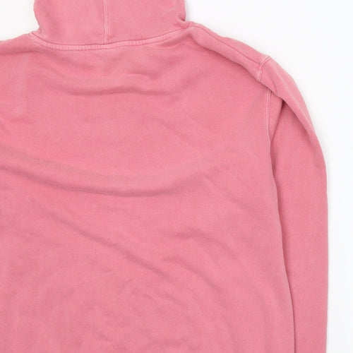 Independent Trading Company Womens Pink  Cotton Pullover Hoodie Size L  Pullover - David's Vlog