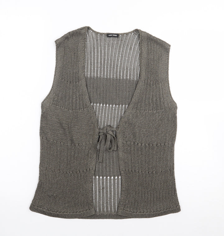 Gerry Weber Womens Green V-Neck Viscose Cardigan Jumper Size 12