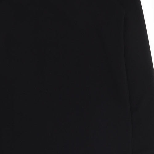 ASOS Womens Black  Polyester Shift  Size 6  Crew Neck Pullover