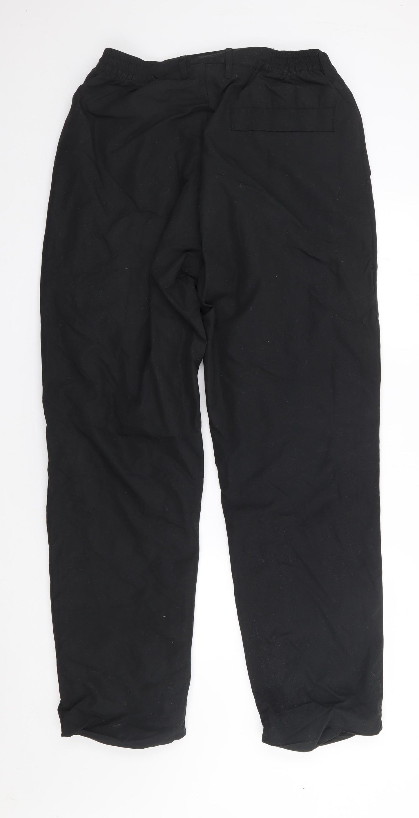 Pegasus Mens Black  Polyester Snow Pants Trousers Size 34 L31 in Regular Zip