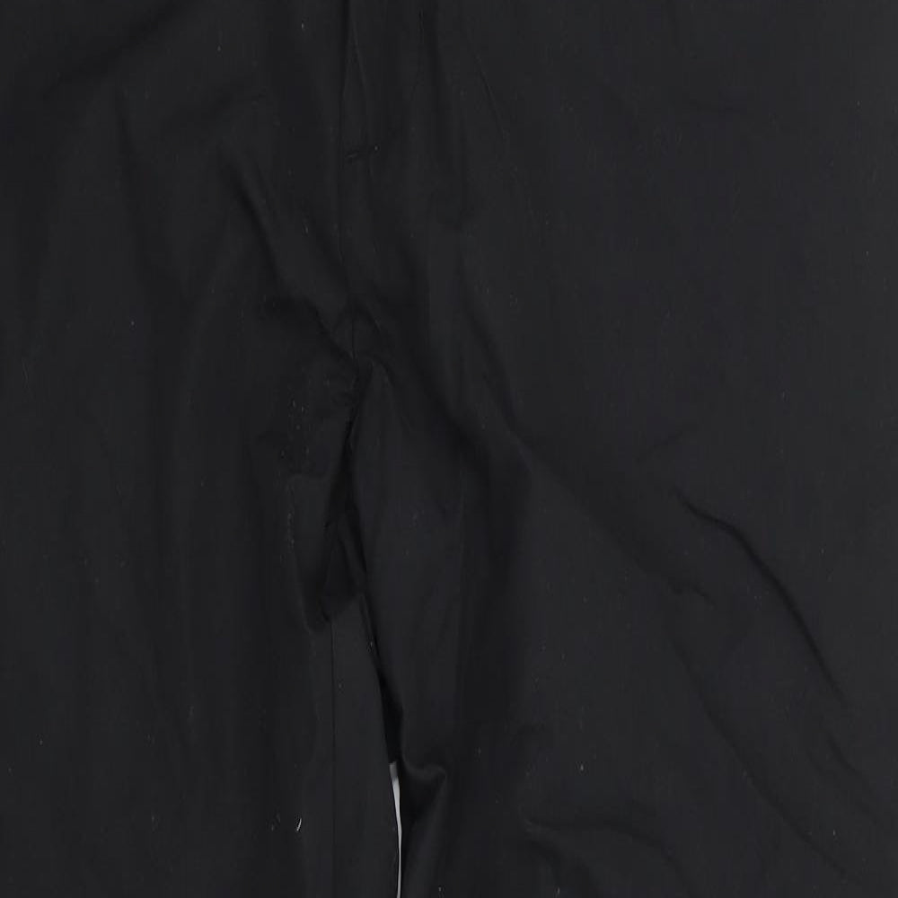 Pegasus Mens Black  Polyester Snow Pants Trousers Size 34 L31 in Regular Zip