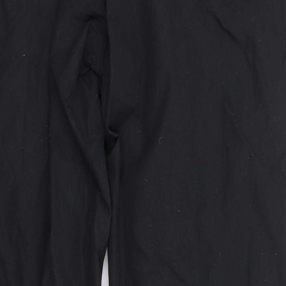 Pegasus Mens Black  Polyester Snow Pants Trousers Size 34 L31 in Regular Zip