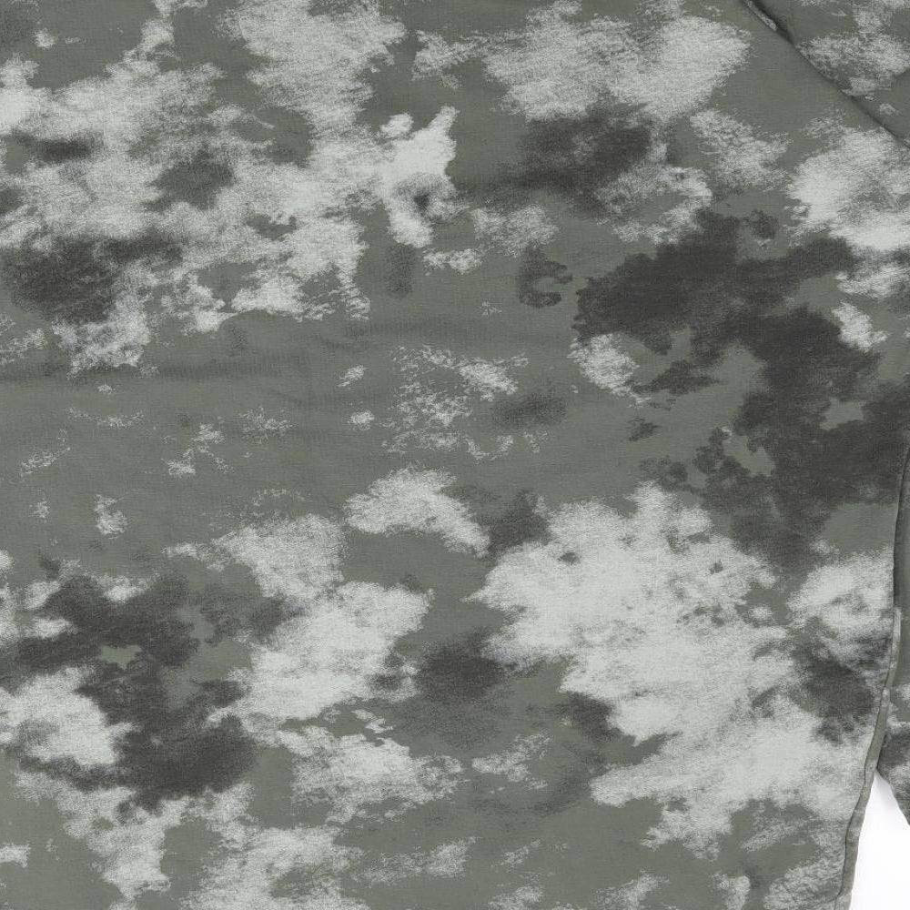 Gerard Womens Green Geometric 100% Cotton Pullover Sweatshirt Size M  Pullover