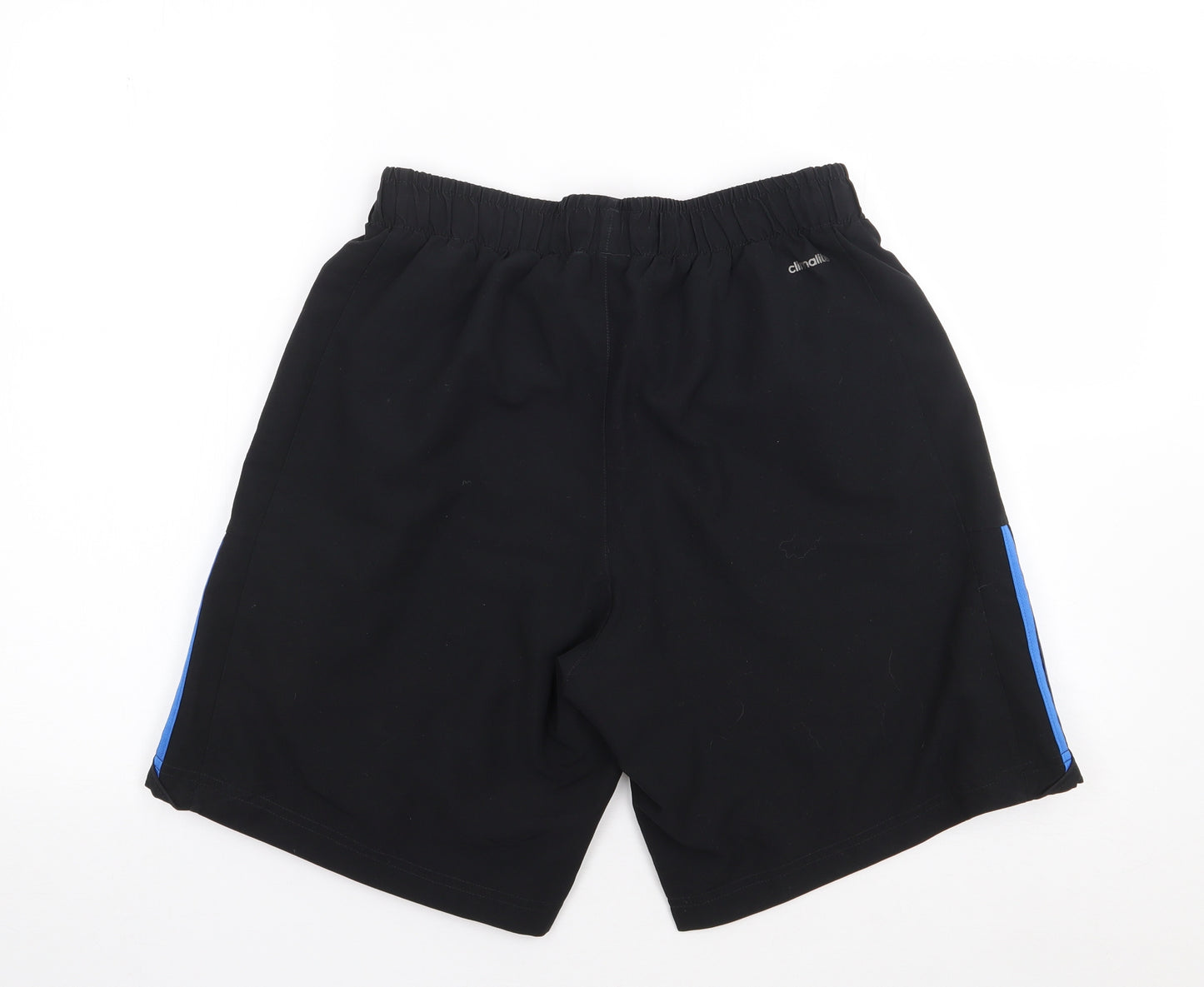 adidas Mens Black  Polyester Sweat Shorts Size M L8 in Regular  - Swim Short