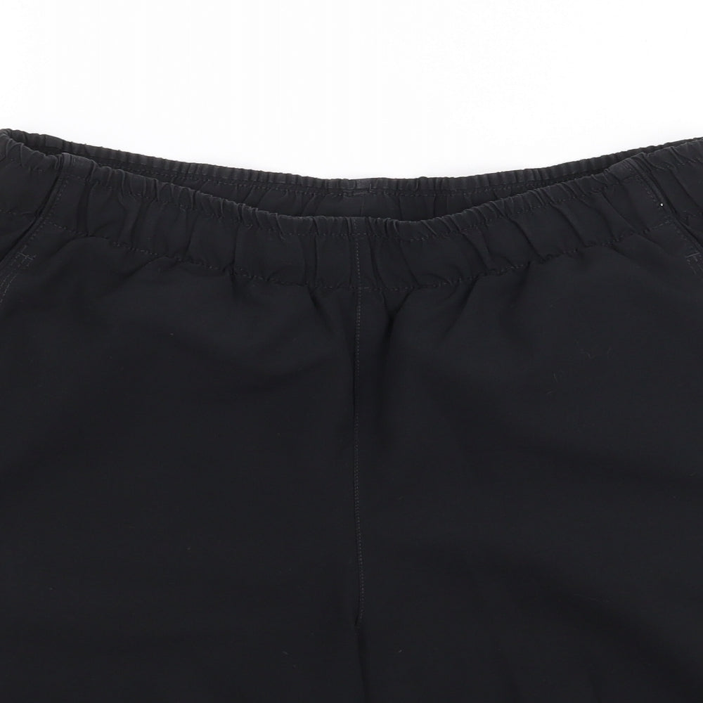 adidas Mens Black  Polyester Sweat Shorts Size M L8 in Regular  - Swim Short