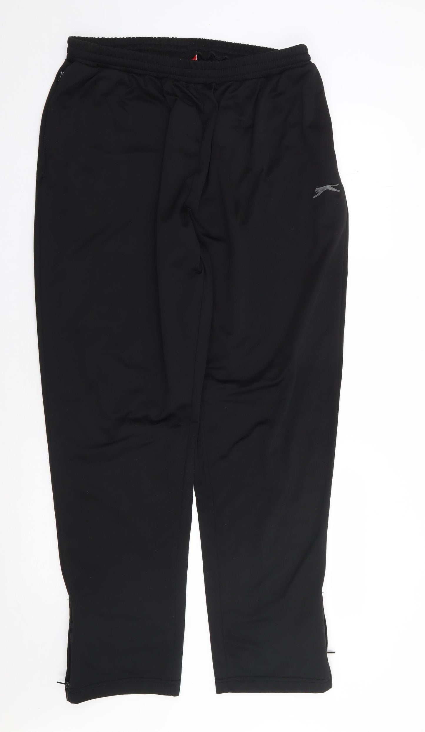 Slazenger Mens Black  Polyester Jogger Trousers Size 2XL L31 in Regular
