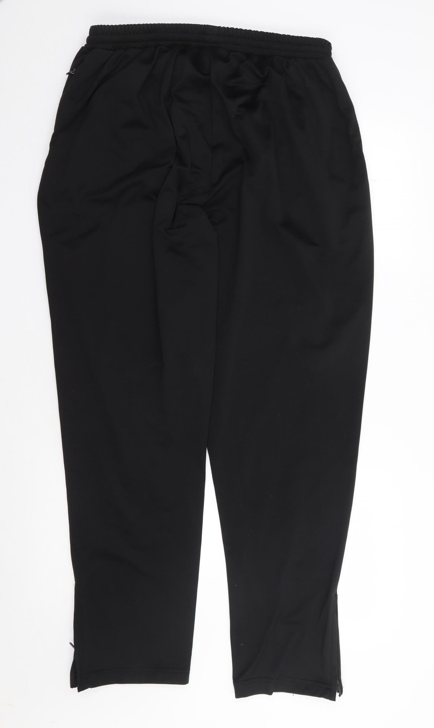 Slazenger Mens Black  Polyester Jogger Trousers Size 2XL L31 in Regular
