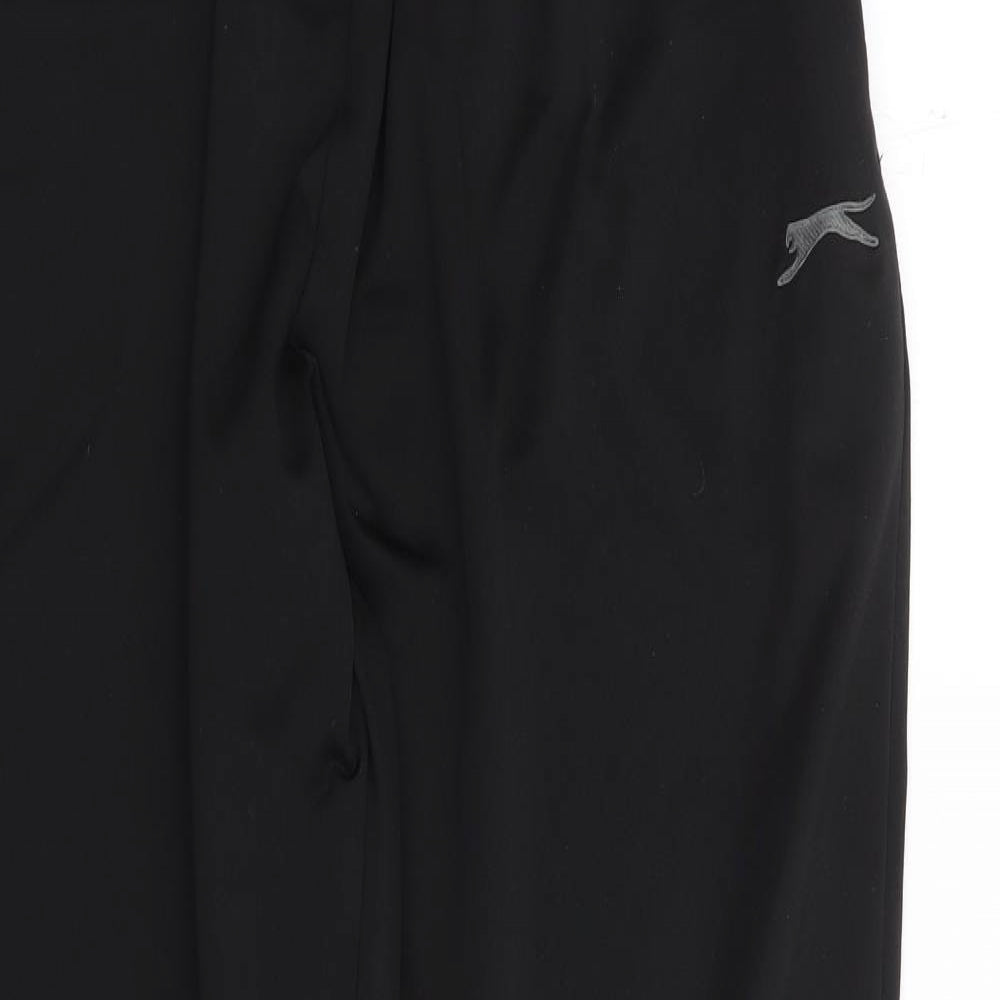 Slazenger Mens Black  Polyester Jogger Trousers Size 2XL L31 in Regular