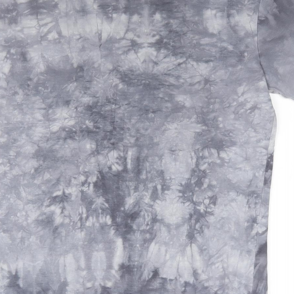 Stone Island  Mens Grey  Cotton  T-Shirt Size M Crew Neck