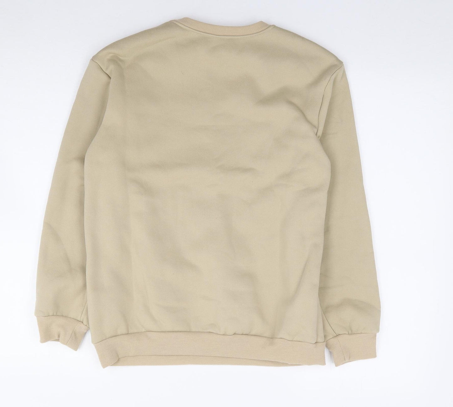 SheIn Girls Beige  Polyester Pullover Sweatshirt Size 11-12 Years  Pullover