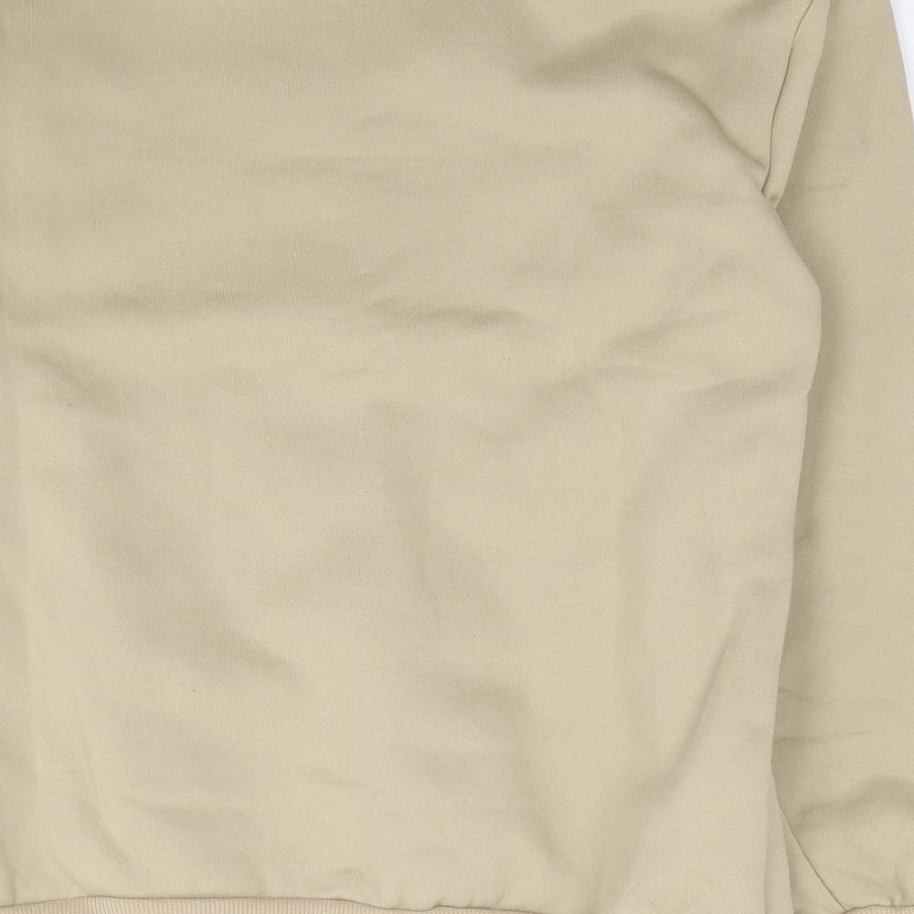 SheIn Girls Beige  Polyester Pullover Sweatshirt Size 11-12 Years  Pullover