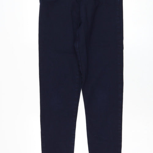 Debenhams Womens Blue  Cotton Skinny Jeans Size 14 L29 in Regular