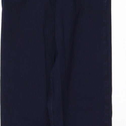 Debenhams Womens Blue  Cotton Skinny Jeans Size 14 L29 in Regular