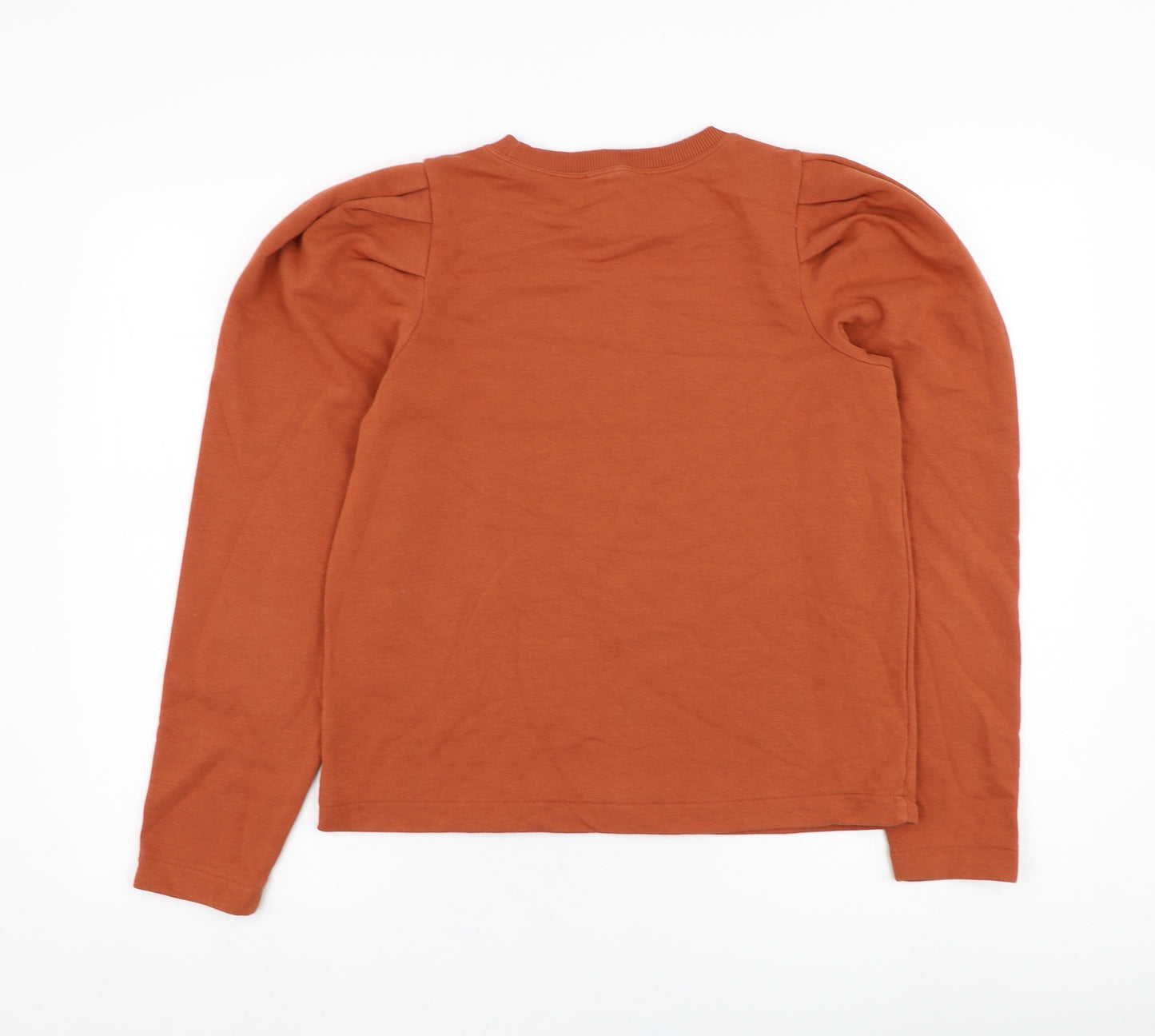 NEXT Womens Orange  Cotton Pullover Sweatshirt Size XS  Pullover