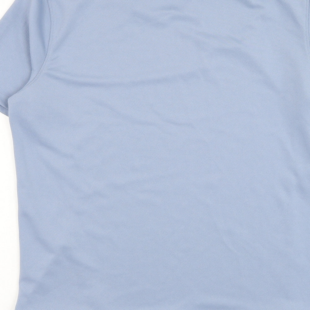 Under armour Mens Blue  Polyester  T-Shirt Size M Round Neck