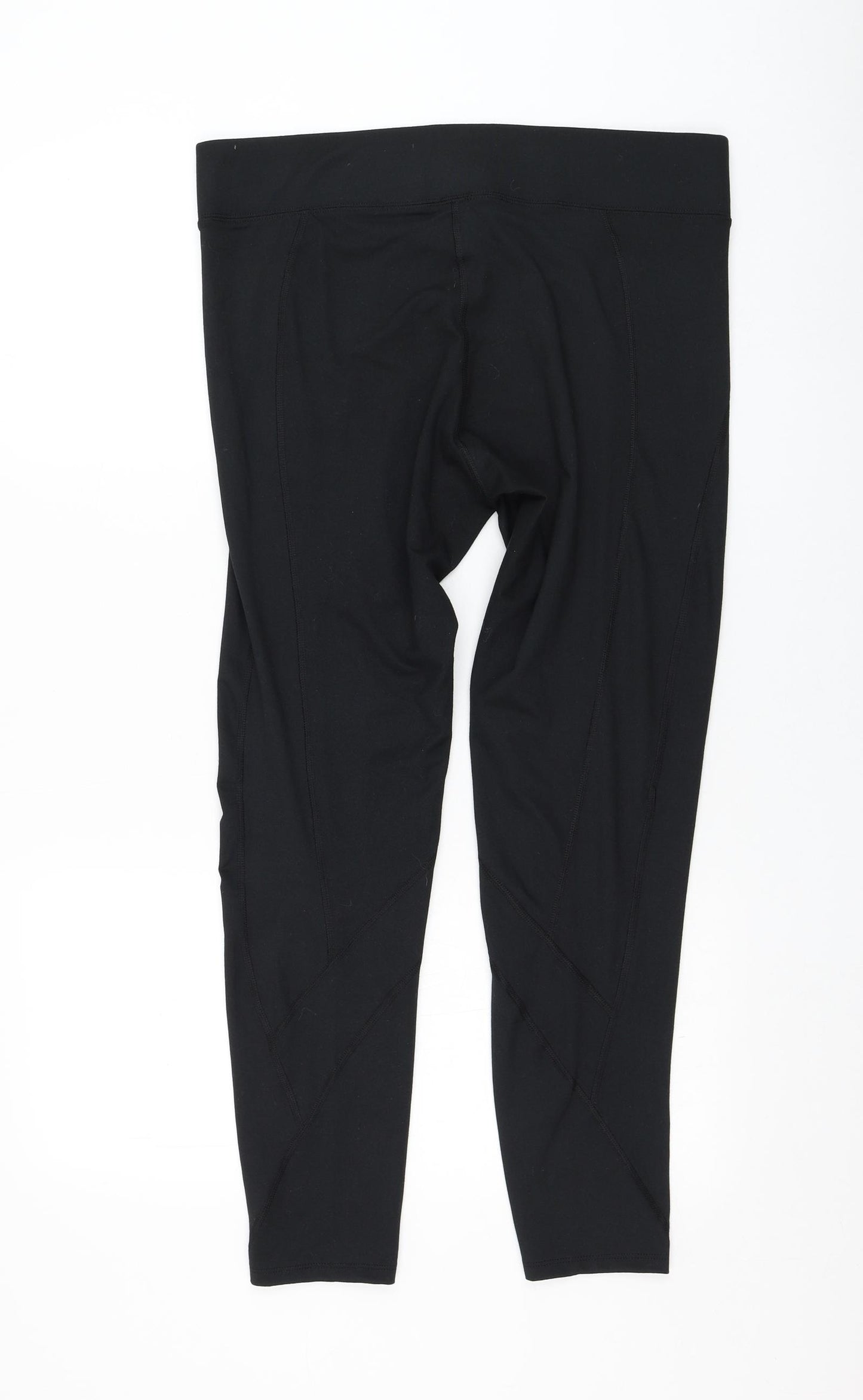 Dunnes Stores Womens Black  Polyester Sweatpants Leggings Size L L28 in Regular Pullover