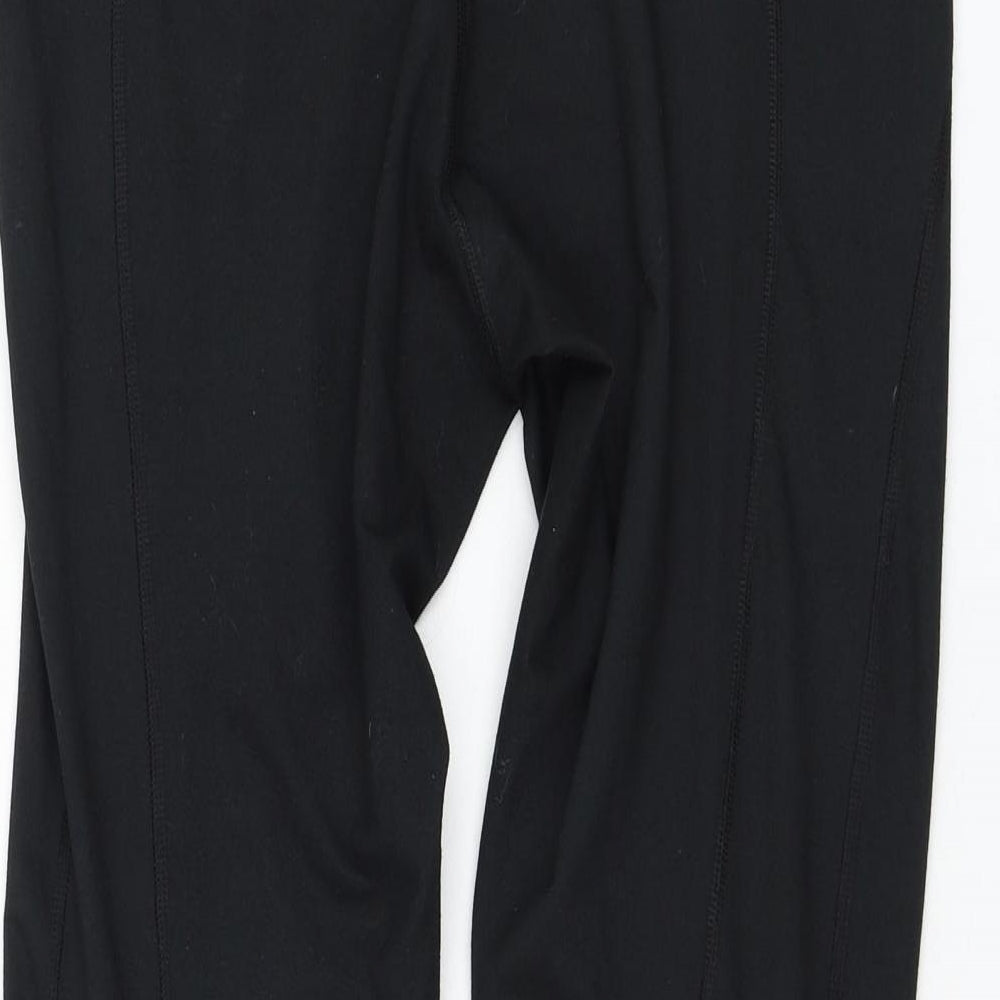 Dunnes Stores Womens Black  Polyester Sweatpants Leggings Size L L28 in Regular Pullover
