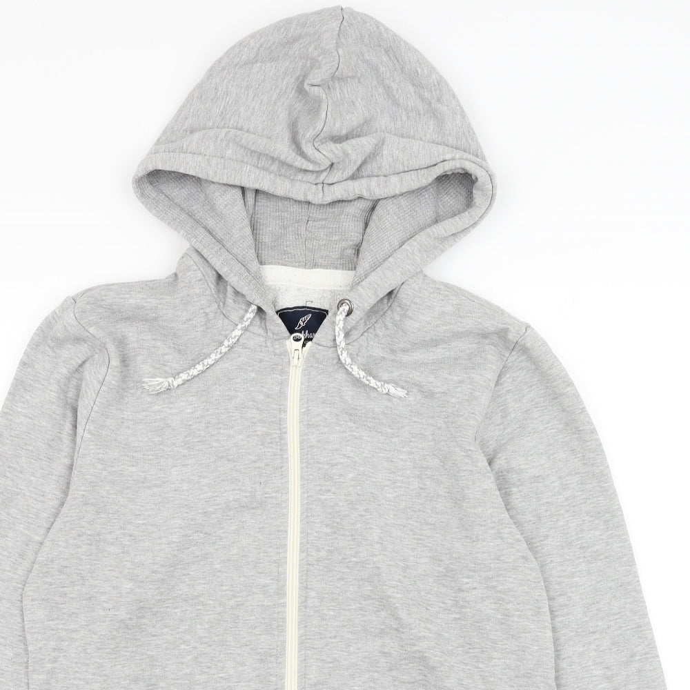 Brookhaven Womens Grey  Polyester Full Zip Hoodie Size 14  Zip