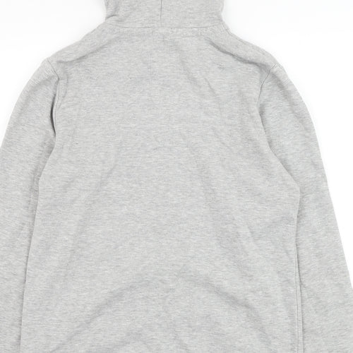 Brookhaven Womens Grey  Polyester Full Zip Hoodie Size 14  Zip