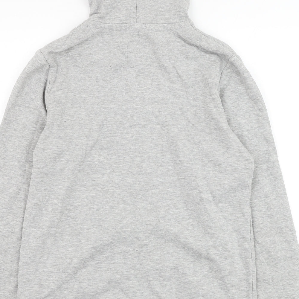 Brookhaven Womens Grey  Polyester Full Zip Hoodie Size 14  Zip