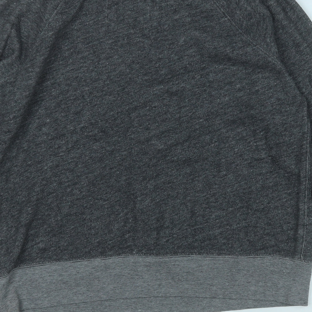 Abercrombie & Fitch Womens Grey  Cotton Pullover Sweatshirt Size S