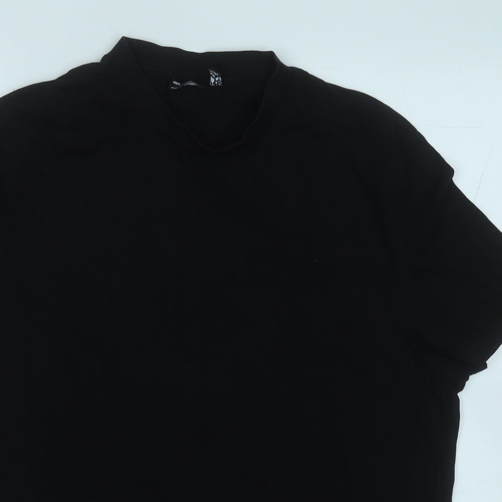 ASOS Mens Black  Cotton  T-Shirt Size 2XL Round Neck
