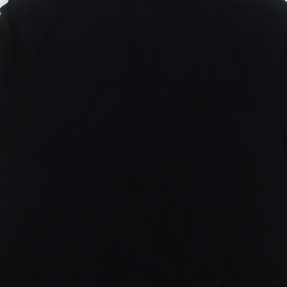 ASOS Mens Black  Cotton  T-Shirt Size 2XL Round Neck