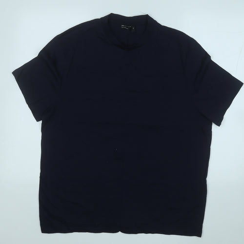 ASOS Mens Blue  Cotton  T-Shirt Size 2XL Round Neck