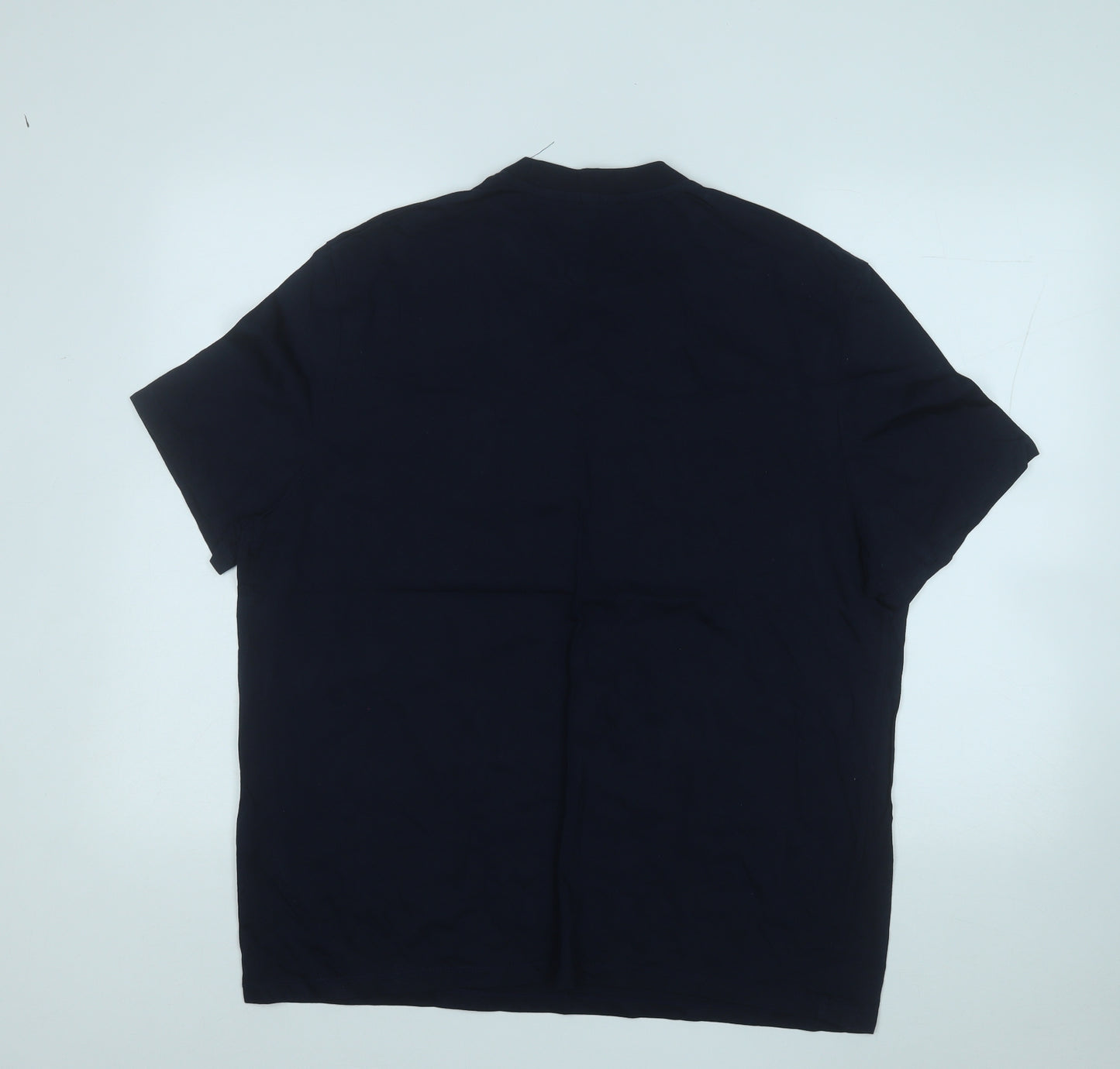 ASOS Mens Blue  Cotton  T-Shirt Size 2XL Round Neck