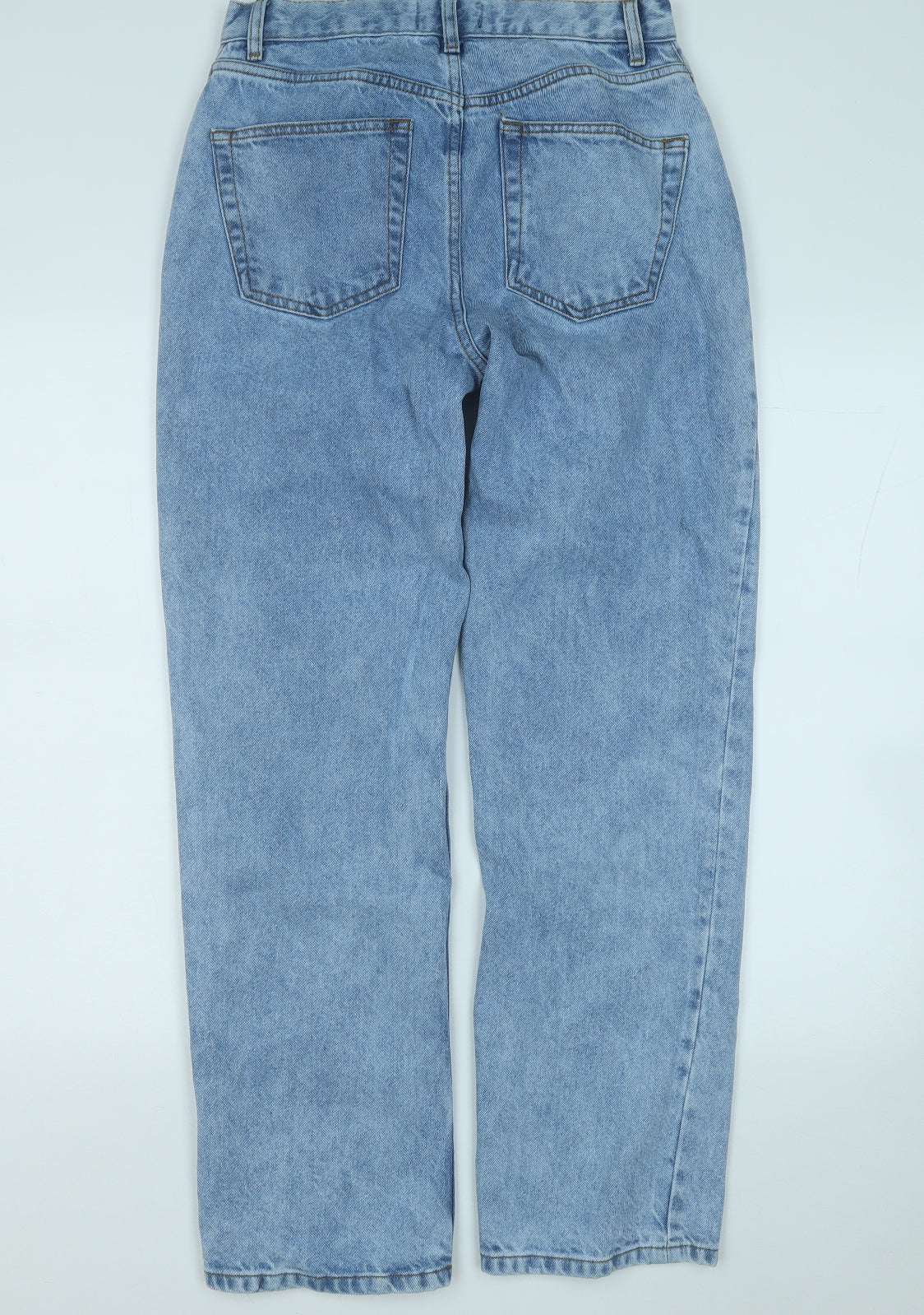 ASOS Mens Blue  Cotton Straight Jeans Size 28 in L30 in Regular
