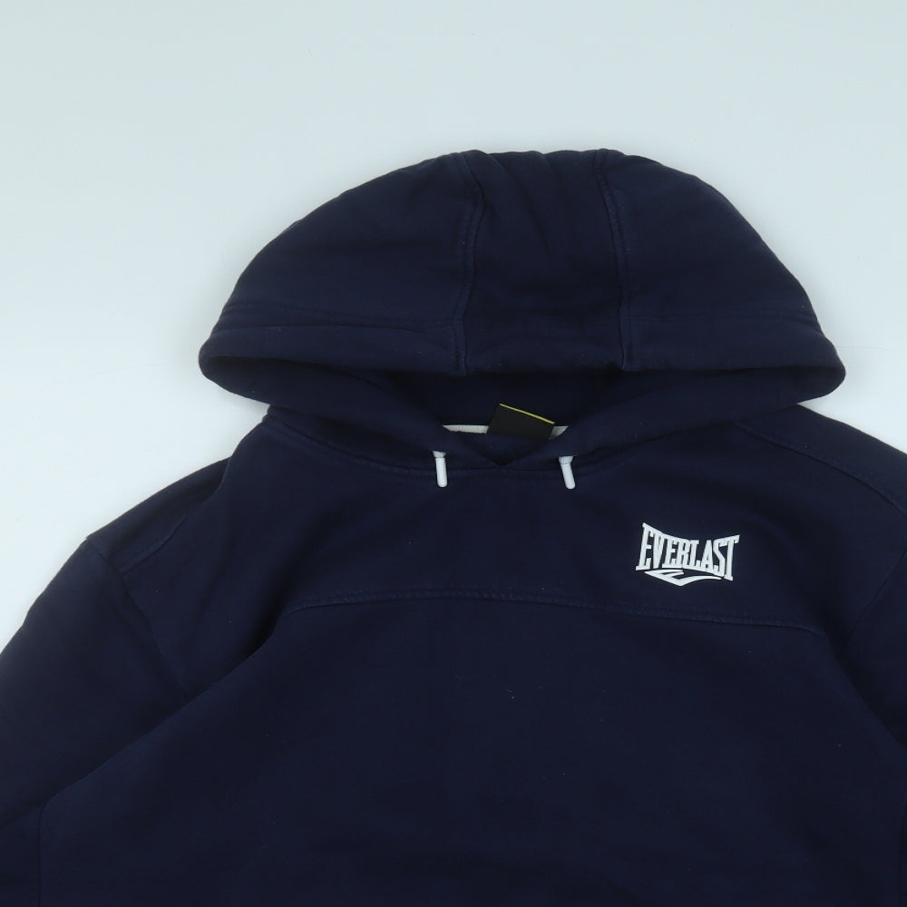 Everlast Mens Blue  Cotton Pullover Hoodie Size 3XL
