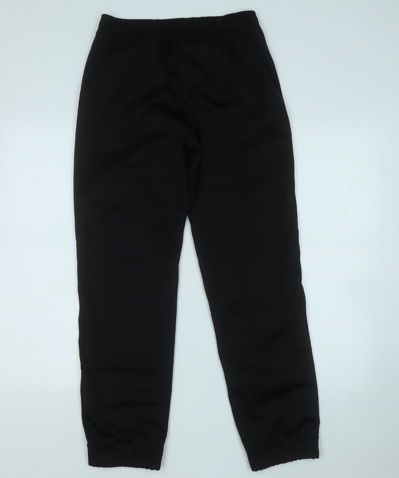 adidas Boys Black  Polyester Jogger Trousers Size 13-14 Years  Regular
