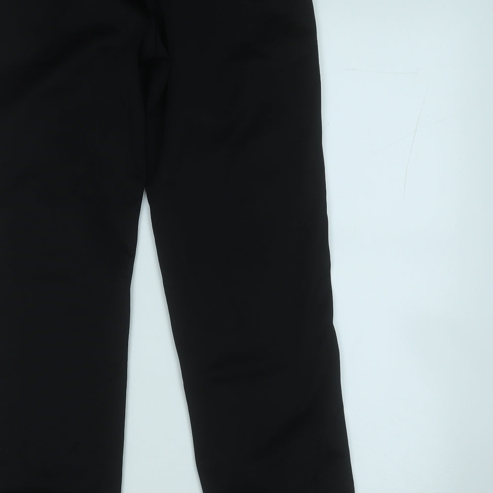 adidas Boys Black  Polyester Jogger Trousers Size 13-14 Years  Regular